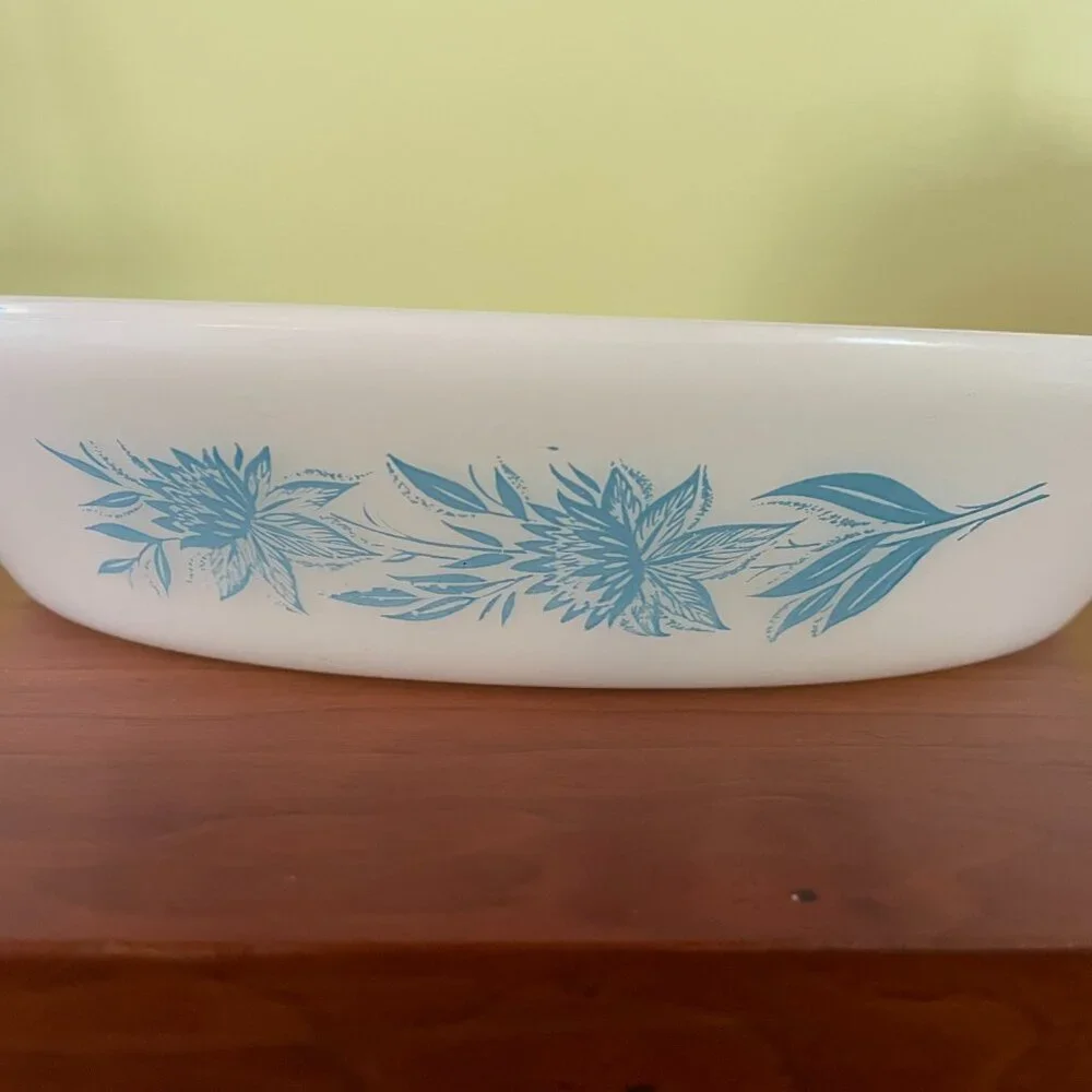 Glasbake vintage white